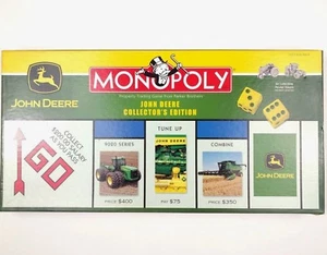 John Deere Monopoly Board Game Collectors Edition Six Pewter Plow Tractor Tokens - Picture 1 of 7