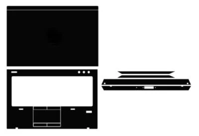 Carbon Vinyl Laptop Sticker Skin Decals Guard for HP EliteBook 8460p 8470p 14" - Image 1 of 4