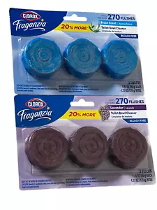 Clorox Fraganzia Bleach-Free Toilet Bowl Cleaner Tablets - Picture 1 of 5