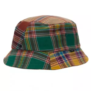 Huf Worldwide Skateboard Cap gorra sombrero Bucket Hat Patchwork negro S/M - Imagen 1 de 2