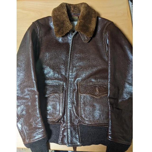 RAINBOW COUNTRY G-1 Leather Jacket, US Men's Size 38 - Zip Front