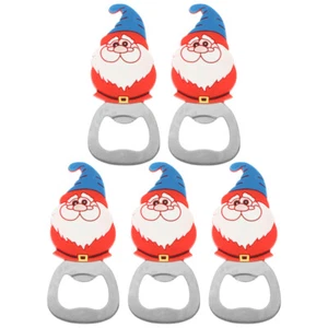 5 PCS Christmas Bottle Starter Wine for Party Santa Openers - Picture 1 of 12
