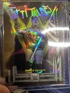 2025 Topps Finest WWE Nikolai Volkoff raro refractor negro/15 - Imagen 1 de 2