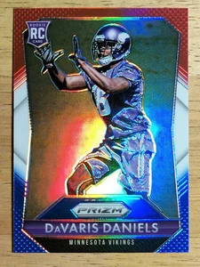 2015 Panini Prizm Prizms Rosso Bianco e Blu #222 DaVaris Daniels - Foto 1 di 2