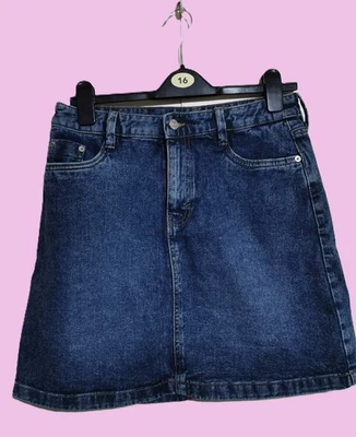 Lush Mini Deniem Skirt size 10 F&F - Image 1 of 3