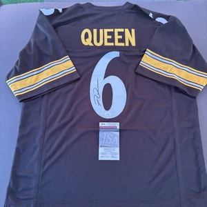 Patrick Queen Autographed Signed Steelers XL Custom Jersey-JSA Witnessed - Imagen 1 de 8