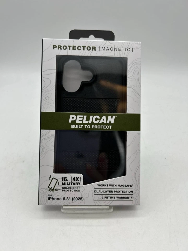 Pelican - Protector Case with MagSafe for Apple iPhone 17 - Black - Image 1 of 2