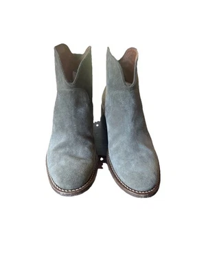 Botines Via Spiga de gamuza verde para mujer. Talla US 7 EU 37 Foto 1 de 4