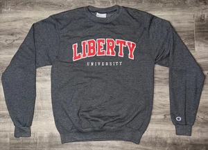 Liberty University Pullover Erwachsene Small grau Champion ATHLETICWEAR Sweatshirt S - Bild 1 von 6