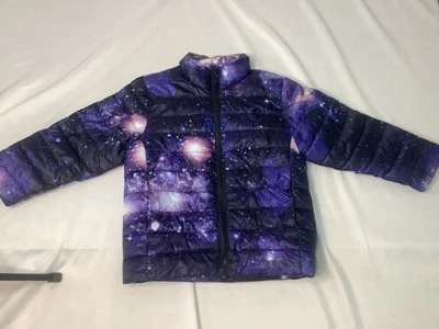 Lands End Puff Jacket Kids Size 2T Cosmic Space Galaxy Exc Cond Box J - Image 1 of 4