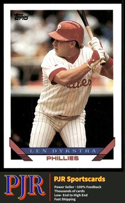 Len Dykstra 1993 Topps #740 Philadelphia Phillies - Image 1 of 2