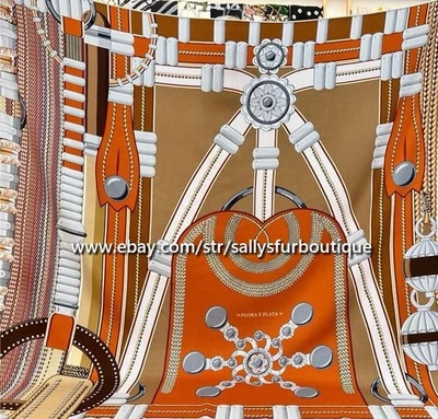 2025 Sallys 70% Cashmere 30% Silk Stole Floral Print Double Face Scarf Shawl 53" - Image 1 of 4