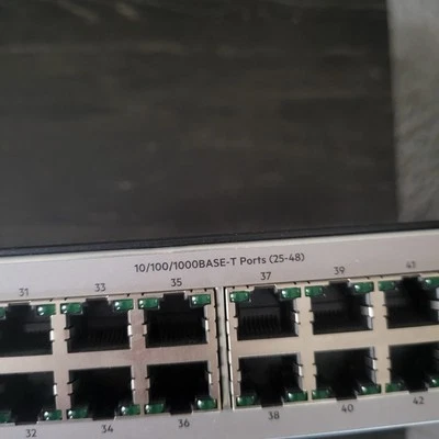 HPE OfficeConnect 1920s 48 Port 4SFP 24-PPOE Gigabit Managed Switch (Used) - Image 1 of 3