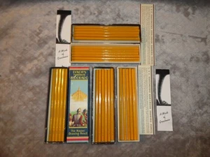 Vtg Lot Box of 5 Dixons Typonite Eldorado 2H, 2 Boxes 11 EA KOH-I-NOOR 1500 F 3H - Picture 1 of 15