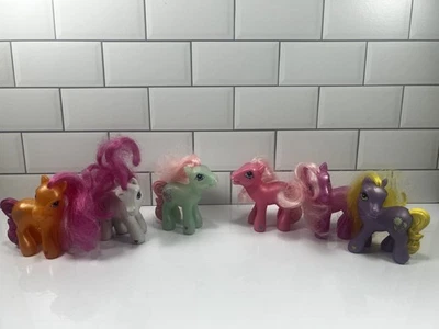MLP 2008 My Little Pony G3 Vintage Lot of  6 McDonald's Happy Meal Toys Figures - Image 1 of 4
