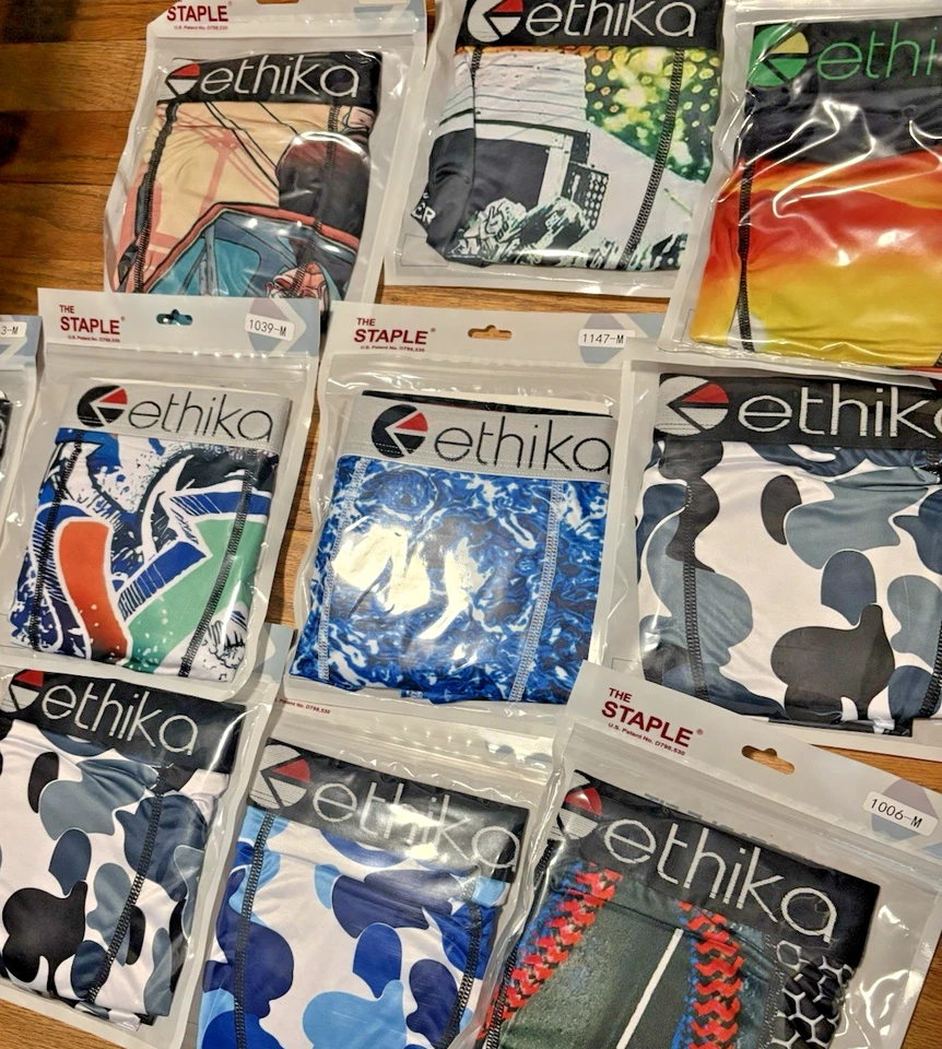 Boxers masculinos médios Ethika pacote com 4 4 peças - Imagem 1 de 4