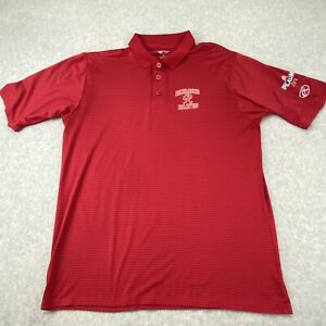 Richmond Braves Polo Shirt Mens Large Red Rawling Platinum Club Minor League