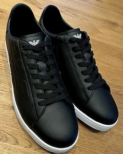 EA7 Sport Mens Trainers - Black - UK Sizes 7, 10 & 11 - New & Boxed - RRP £146 - Picture 1 of 13