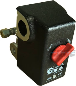 HEAVY DUTY CONDOR USA PRESSURE SWITCH, 26AMP, 11KC2E, 140/175 PSI,4 PORT 1/4"NPT - Picture 1 of 5