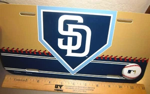 San Diego Padres MLB baseball team Plastic  License Plate, made in the USA - Picture 1 of 1