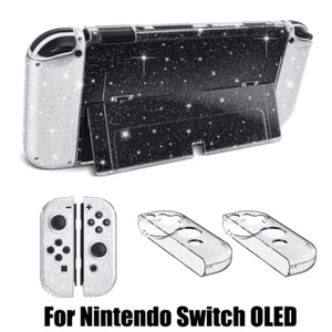 For Nintendo Switch OLED Clear Hard Case Anti-Scratch Shockproof Grip Cover - Picture 1 of 13