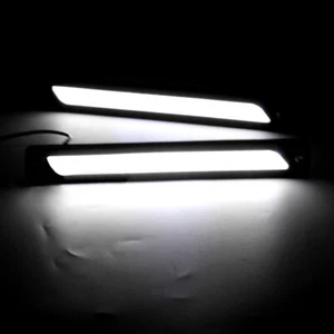 Waterproof DRL LED Car Daytime Running Light Driving Bulb Daylight Foglight - Picture 1 of 12