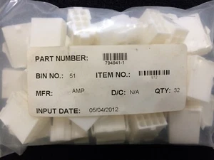 794941-1 TE CONN RCPT HSG 8POS 4.14MM 8 PIECES - Picture 1 of 1