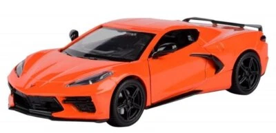 CHEVROLET Corvette C8 - 2020 - orange - MotorMax 1:24 - Immagine 1 di 4