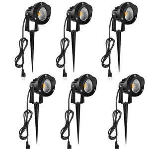 6Pcs 10W LED Landscape Light Garden Outdoor Lawn Lamp Wall Eave Spotlights IP65 - Picture 1 of 16