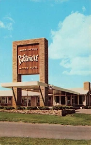 Biltmore Motor Hotel Minneapolis Minnesota postcard PC 2.23 - Picture 1 of 2