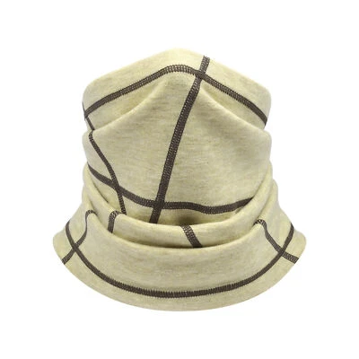 Vellón Térmico Moda Rayas Invierno Cuello Cálido Media Máscara Facial Esquí Bandana Bufanda Foto 1 de 4