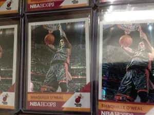 (18)-2017-18 NBA Hoops Shaquille O'Neal NBA 2K Inserts #FOIL Miami Heat lot - Bild 1 von 3