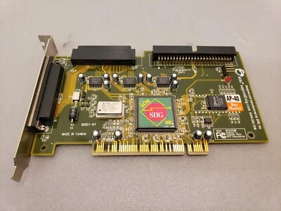 SIIG SC-PS4012 SCSI350P Bus Master PCI SCSI SE Controller Card Adapter *Tested - Image 1 of 3