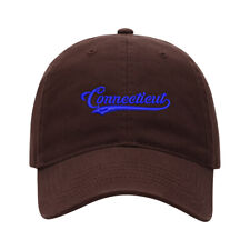 Baseball Cap Men CT Connecticut Embroidered Washed Cotton Dad Hat Baseball Caps