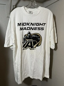 Vintage Y2K Adidas Shirt Mens XL White Army Black Knights ‘Midknight Madness’ - Picture 1 of 3