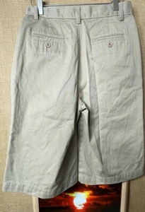 Land’sEnd boys size 18S (14-15 years) beige casual short suspender button - Picture 1 of 5