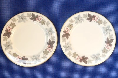 Par de Royal Doulton Camelot T.C. Placas laterales 1016 16,5 cm Foto 1 de 2