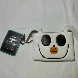 Disney The Nightmare Before Christmas Zero White Coin Pouch Keychain 3”x 4” NEW! - Picture 1 of 8