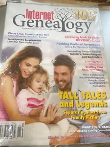 Internet Genealogy Magazine ~November 2022 ~ 100th Issue ~ Tall Tales & Legends - Imagen 1 de 3