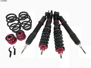 07-08 Honda Fit Sport GD Coilover Suspension Kit Lowering Springs Kit Red EMUSA - Picture 1 of 4