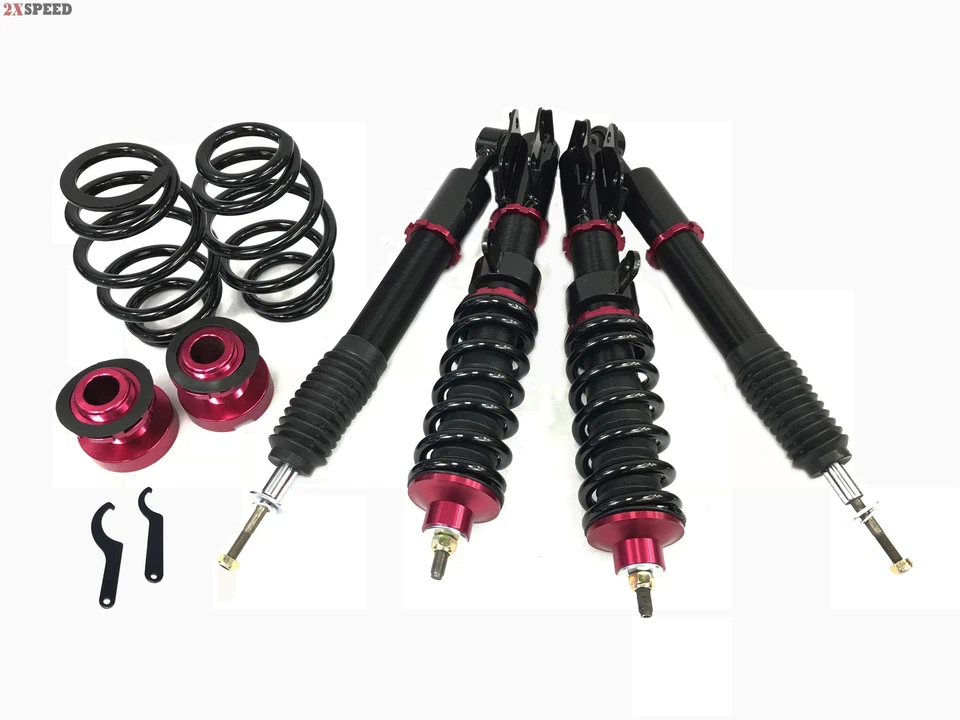 07-08 Kit de suspensión coilover Honda Fit Sport GD kit de resortes descendentes rojo EMUSA Foto 1 de 4