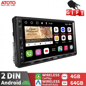 ATOTO S8 Ultra Android Autoradio 4+64GB 7 Zoll QLED-Bildschirm 4G-LTE BT Carplay - Bild 1 von 12