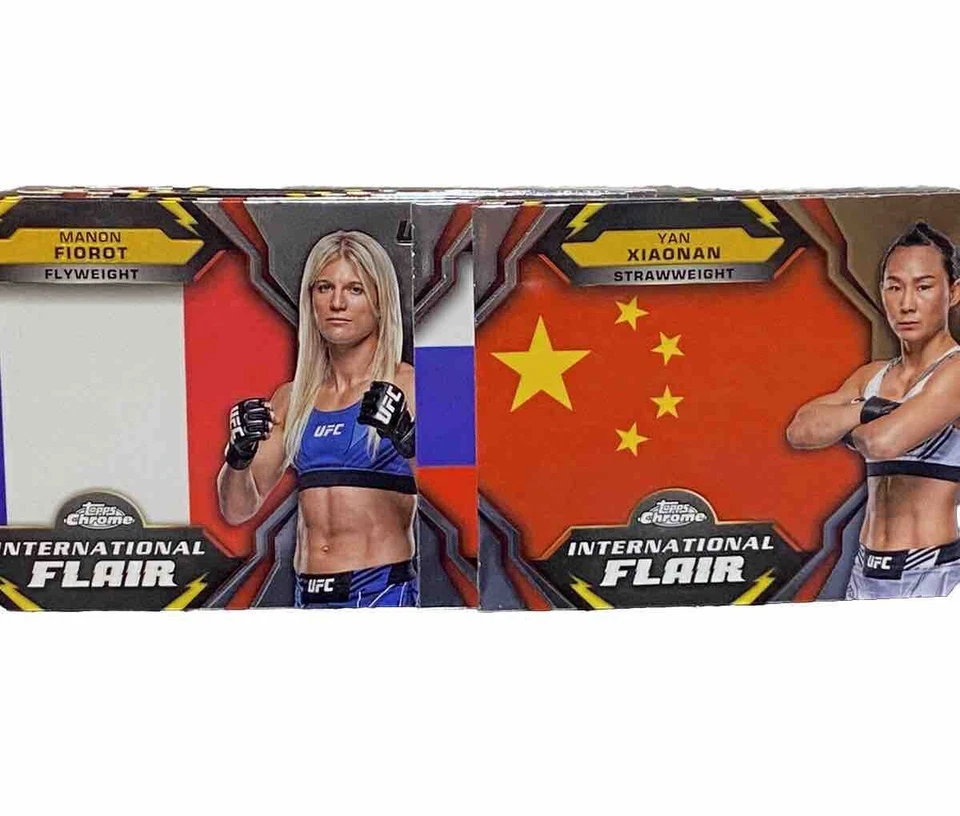 2024 Topps Chrome UFC - International Flair Insert - COMPLETE YOUR SET - Image 1 of 1