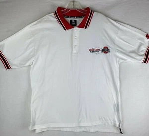 Team Starter Ohio State University Buckeyes Embroidered Polo Shirt L - Picture 1 of 10