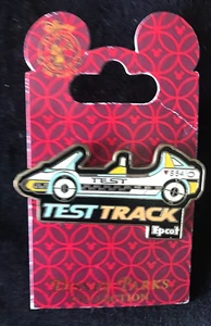WDW Vintage 2008 Epcot Attraction Epcot Test Track Car S64 Logo PIN NEW - Picture 1 of 2