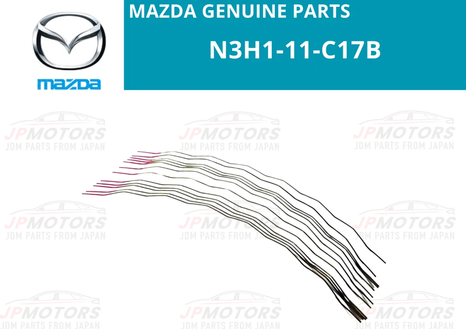 Juego de 12 resortes de sellado lateral del motor Mazda Genuino 04-11 RX-8 N3H1-11-C17B nuevo OEM Foto 1 de 4