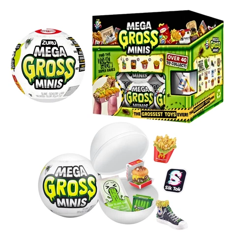 MEGA GROSS MINIS Zuru 5 Surprise Moldy, Toxic, Glow-in-Dark & Stinky - 1 Capsule Cover
