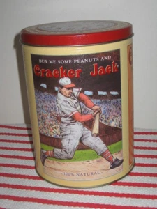Time for Cracker Jack Tin 1991 Ltd Edition 2nd in Series Baseball Sailor Swimmer - Picture 1 of 9