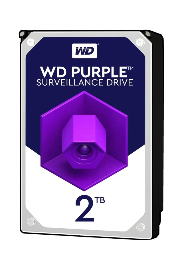 WD Purple 2TB Surveillance Hard Disk 5400 RPM Class SATA 6 Gb 64MB 3.5 Inch DVR