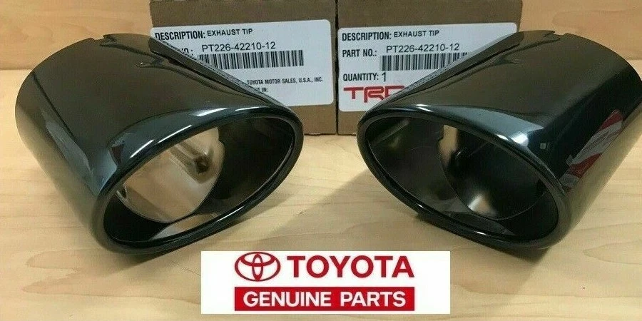 2021 Toyota Rav4 Black Chrome Exhaust Tip